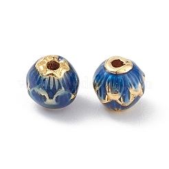 Cremagliera smalto perle di ottone placcatura&nbsp;KK-L155-49A-G