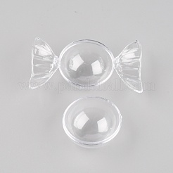 Scatole trasparenti di caramelle di plastica&nbsp;CON-WH0084-06