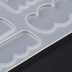 Diy unregelmäßig geformte Cabochon-Silikonformen für Haarspangen&nbsp;DIY-L069-01C