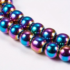 Chapelets de perles en hématite synthétique sans magnétiques&nbsp;G-J169A-6mm-05