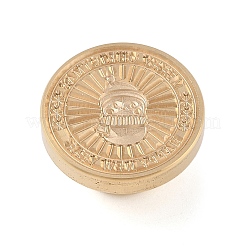 Tête de timbre en laiton de sceau de cire de série de Noël&nbsp;AJEW-Z031-04G-07