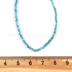 Colliers de perles d'apatite naturelle&nbsp;NJEW-JN02492-02