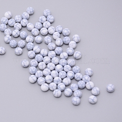 Perles rondes en résine&nbsp;MRMJ-WH0068-34D-02