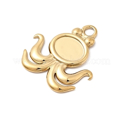 Cabochon-Fassungen für Anhänger aus Edelstahl 304&nbsp;STAS-B113-09G-03