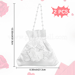 2 Stück kleine Seidenbeutel für Brauthochzeiten&nbsp;ABAG-CP0001-21