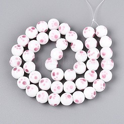 Chapelets de perles vernissées manuelles&nbsp;LAMP-N028-21A