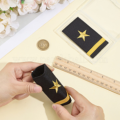 1 paire d'épaulettes de marin en polyester&nbsp;DIY-BC0017-21A