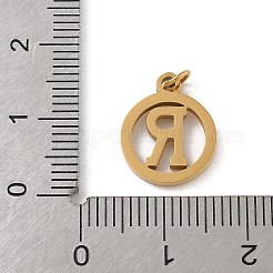 304 Edelstahl-Anhänger mit Biegering&nbsp;LS-STAS-R001-02G-R