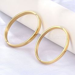 2 Stück schlichtes Armreif-Set aus 201 Edelstahl in 2 Größen zum Valentinstag&nbsp;SJ6679-1
