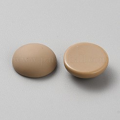 Cabochons di opaco resina&nbsp;CRES-WH0023-009Q