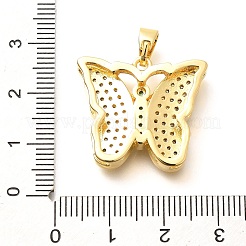 Colgante micropavé cubic zirconia de latón&nbsp;KK-G519-15G-02