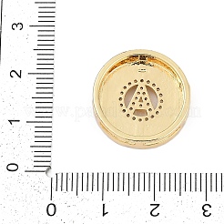 Messing-Mikro pflastern Zirkonia Diacharme&nbsp;KK-I723-51G-01