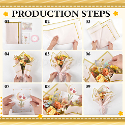 Ensembles de papier d'emballage pour bouquets à faire soi-même&nbsp;DIY-NB0015-10