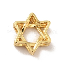 Pendentifs avec zircon cubiques à micro-pavés en laiton&nbsp;KK-B059-13G