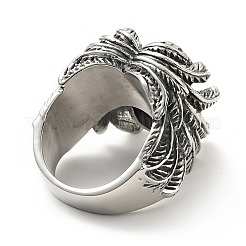 Anillo de acero inoxidable 316&nbsp;RJEW-C030-06C-AS