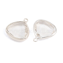 Pendentifs de verre en laiton&nbsp;GL-CBABDD8-07P
