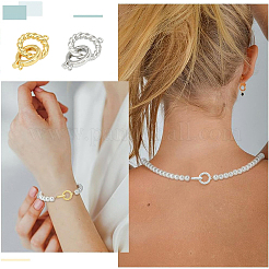 8 Stück Messing-Faltverschlüsse&nbsp;KK-FS0002-19P