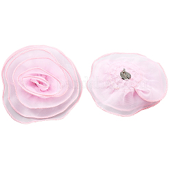 Blumenbroschen aus Polyester mit mehreren Strängen&nbsp;JEWB-WH20003-05A