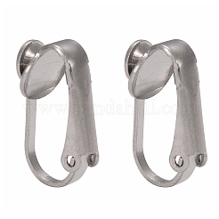 Anlaufgeschützte Ohrclips aus Edelstahl 304&nbsp;LS-X-STAS-G081-63P