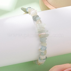 Braccialetti di stirata in morganite naturale&nbsp;X-BJEW-JB02683-02