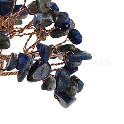 Baumschmuck aus natürlichen Lapislazuli-Chips&nbsp;DJEW-M012-02A