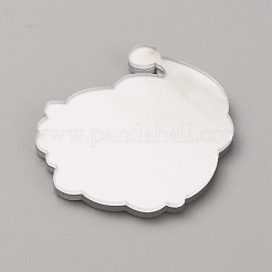 Cabochons acryliques de noël&nbsp;SACR-WH0011-05C