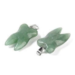 Pendenti avventurina verde naturale&nbsp;G-G115-01A