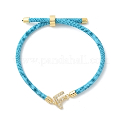 Bracciali in nylon con bretelle regolabili&nbsp;BJEW-C096-01G-06