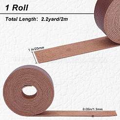 Tissu en cuir pu tissu litchi uni&nbsp;AJEW-WH0034-89B-02