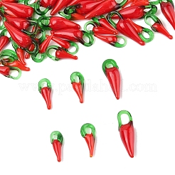 60pcs 3 Arten handgemachte Bunte Malerei-Anhänger&nbsp;LAMP-FS0001-45