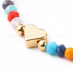 Nylonfaden geflochtene Perlenarmbänder Sets&nbsp;BJEW-JB06448