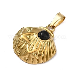 Anhänger aus natürlichem schwarzem Onyx (gefärbt und erhitzt)&nbsp;GG-CBA97F4-02G-07