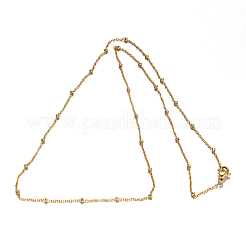 Collane con catene rolo in acciaio inossidabile 304&nbsp;NJEW-O083-09G