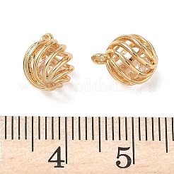 Pendenti in zirconi cubici trasparenti in micro pavè di ottone&nbsp;KK-D261-01G-06