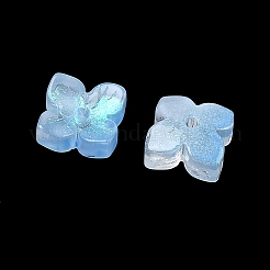 Embouts de perles de verre teints et chauffés&nbsp;GLAA-Z019-01J