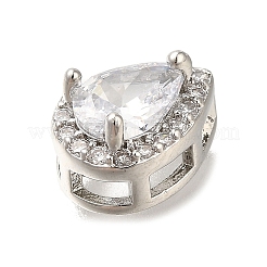Pendentifs en laiton zircon cubique transparent&nbsp;KK-M301-05P