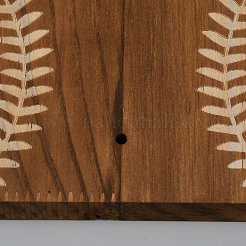 Baseball-Meisterschaftsring-Ausstellungsständer aus Holz&nbsp;ODIS-WH0086-231