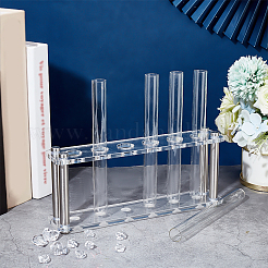Soporte para tubos de ensayo de laboratorio de acrílico&nbsp;DIY-WH0430-378A