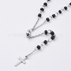 Collane con ciondolo in acciaio inossidabile 304&nbsp;NJEW-JN02577-01