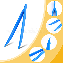 80 pinzetta di plastica bicolore per strumento fai da te&nbsp;TOOL-GF0002-89