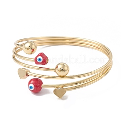 Bracelets manchette en laiton&nbsp;BJEW-A134-01G-M