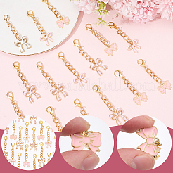 30 pendentif décoratif en alliage émaillé de 3 styles&nbsp;HJEW-CP00078
