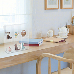 6 vitrina organizadora modelo plástico rejillas&nbsp;AJEW-WH0472-76