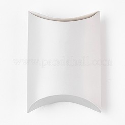 Scatole regalo in carta kraft per bomboniere&nbsp;X-CON-WH0033-B-01