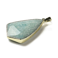 Pendentifs en amazonite naturelle&nbsp;G-A099-01G-03