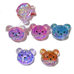 Cabochons en résine bicolore&nbsp;PW-WGF9F6F-01