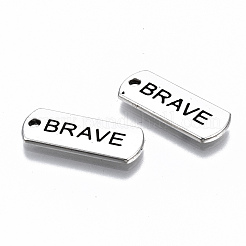 Pendentifs en alliage de style tibétain&nbsp;TIBE-S3223-135AS-RS