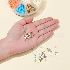 8000 Stück handgefertigte Streusel aus Polymerclay in 8 Farben&nbsp;CLAY-YW0001-13C