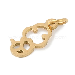Anhänger aus Edelstahl 304&nbsp;STAS-L279-001G-06