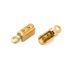 Ionenplattierung (IP) 304 Edelstahl-Klapp-Crimp-Kabelenden&nbsp;FIND-Q118-01G-02